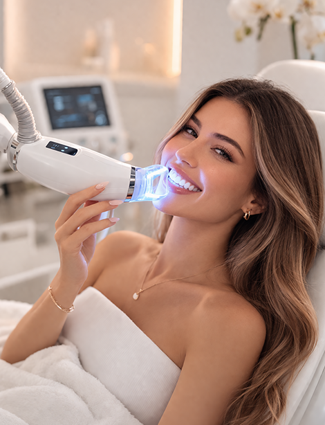 Kosmetisches Zahnbleaching in München